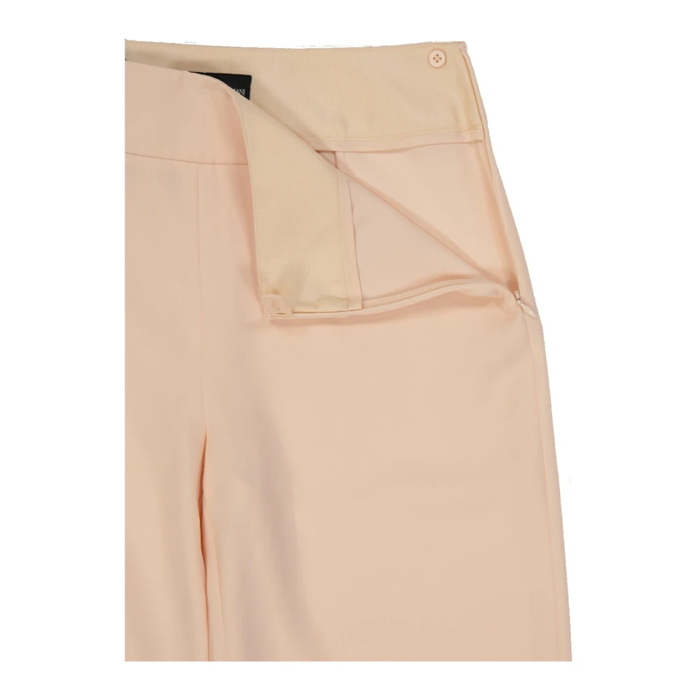 Emporio Armani Klassieke Hoge Taille Broek Vrouwen Pink Dames