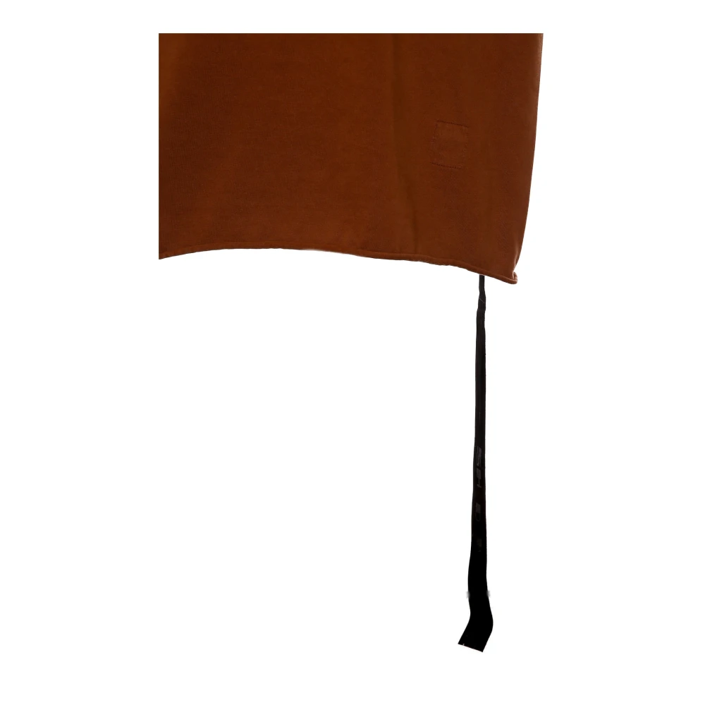 Rick Owens Oversized Streetwear T-Shirt Brown Heren