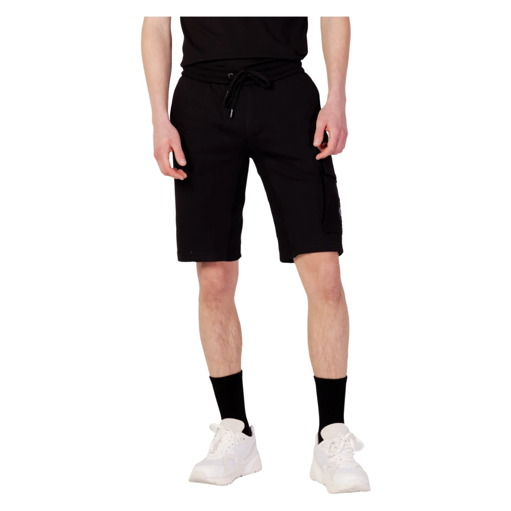 Calvin Klein Jeans Men's Black Monologo Badge Shorts - Casual Shorts - S - Shorts