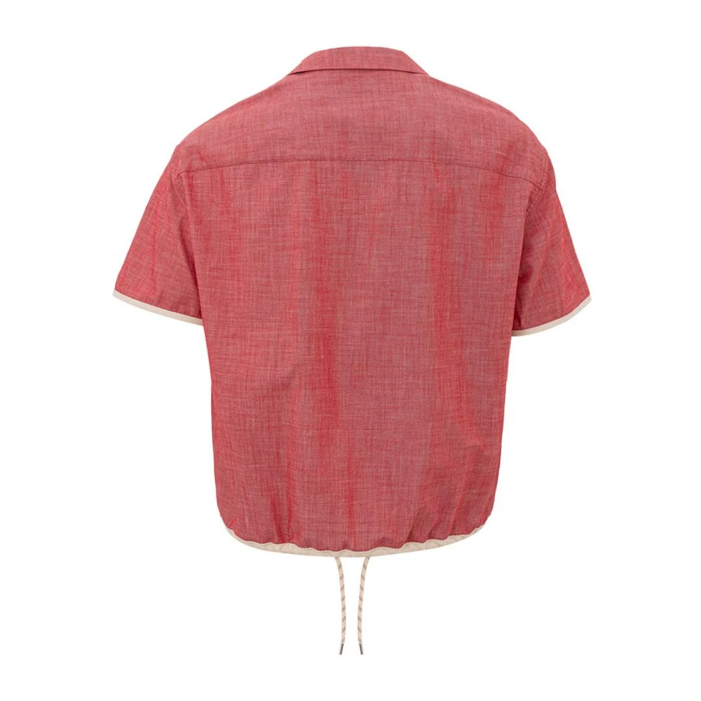 Armani Exchange Rode Katoenen Overhemd Red Heren