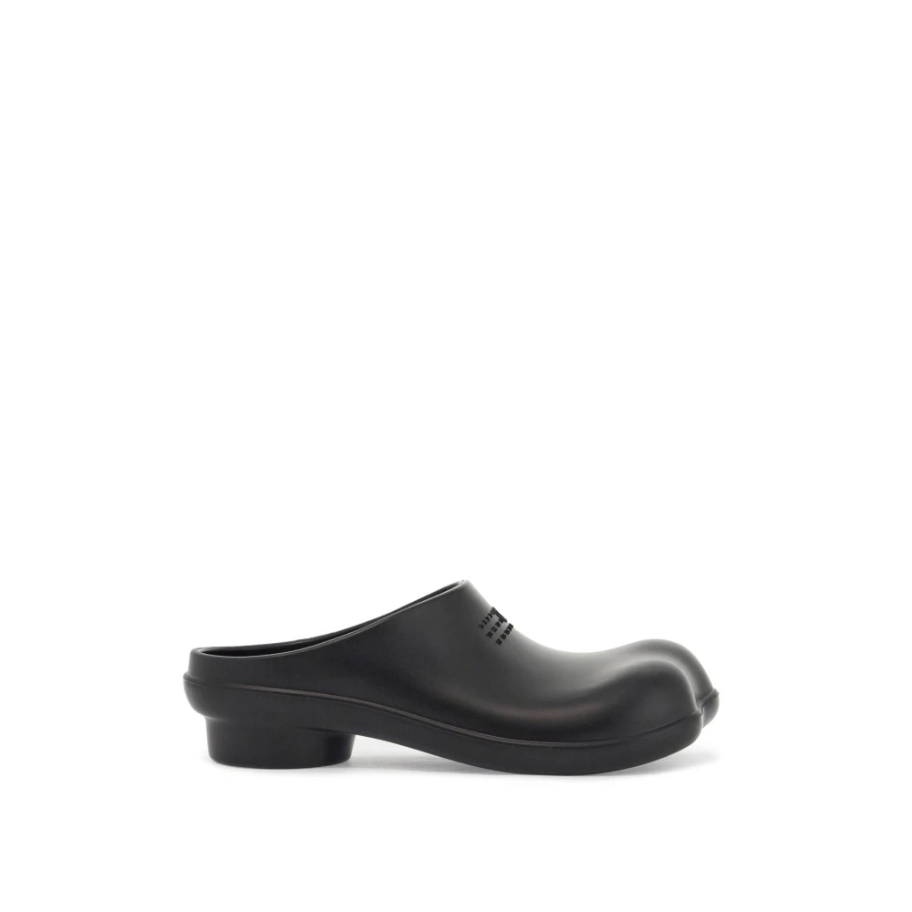 MM6 Maison Margiela Gummianatomiska tofflor med numerisk signatur Black, Herr