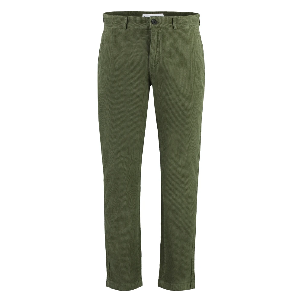 Department Five Corduroy Chino Broek met Zakken Green Heren