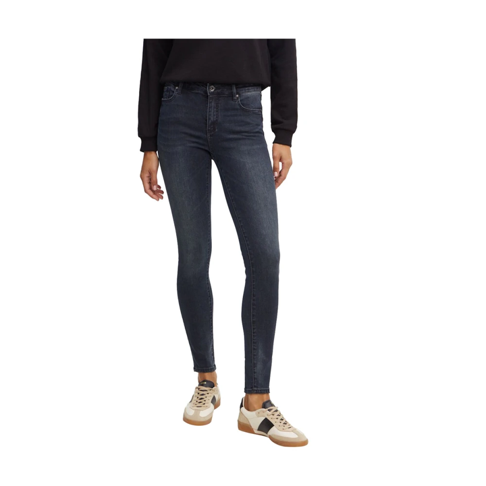 Armani Exchange Indigo Denim Skinny Jeans voor Vrouwen Blue Dames