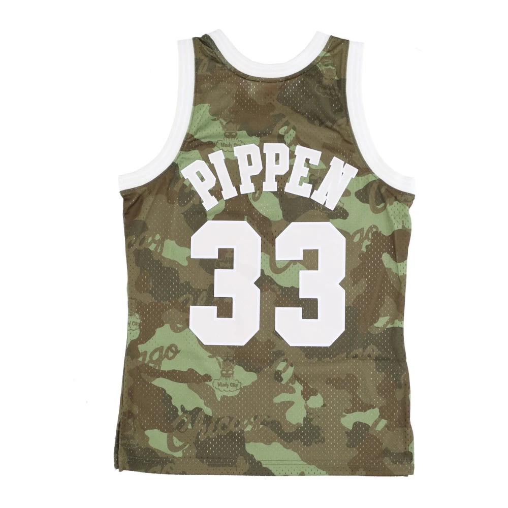 Mitchell & Ness NBA Ghost Green Camo Tank Top Multicolor Heren
