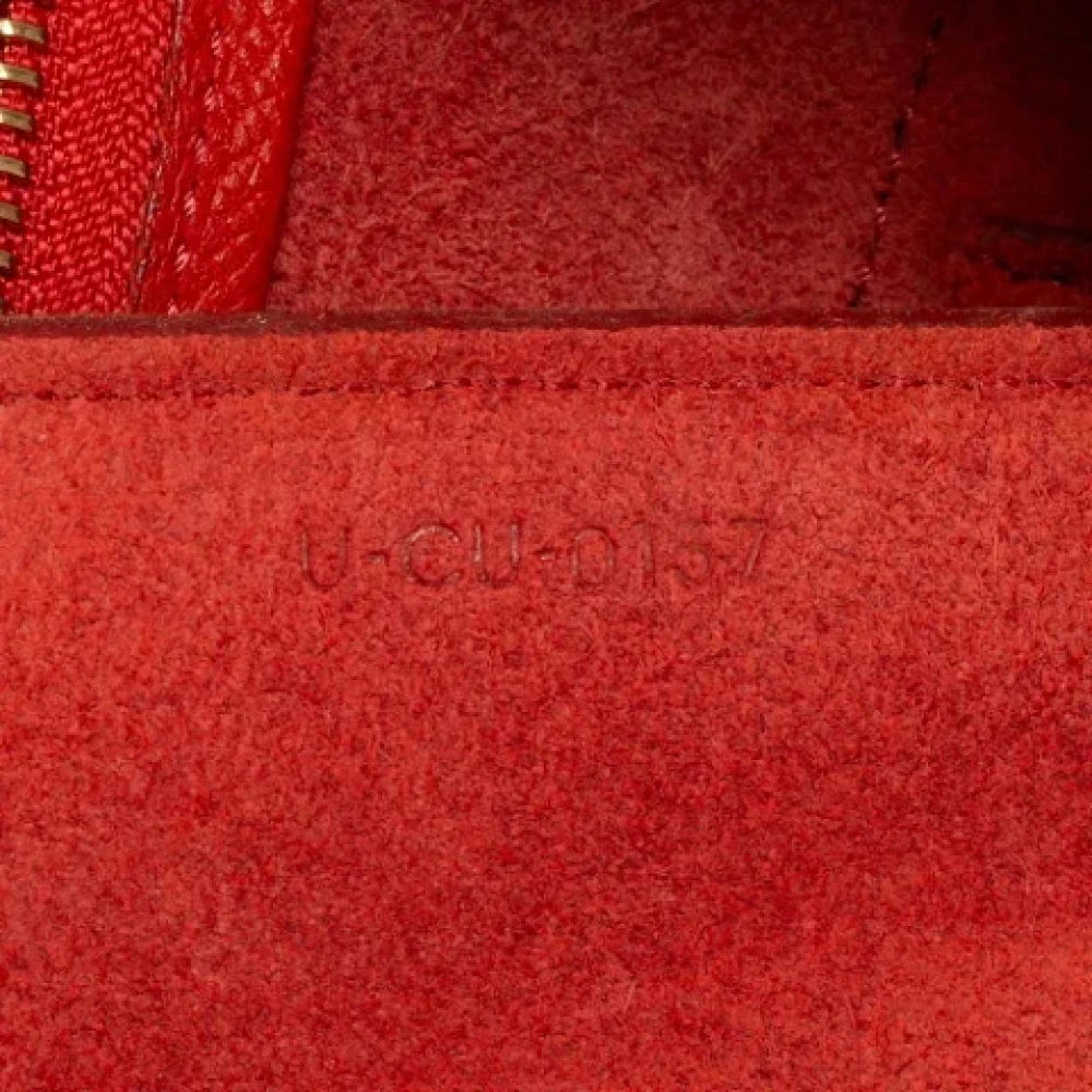 Celine Vintage Pre-owned Leather celine-bags Red Dames