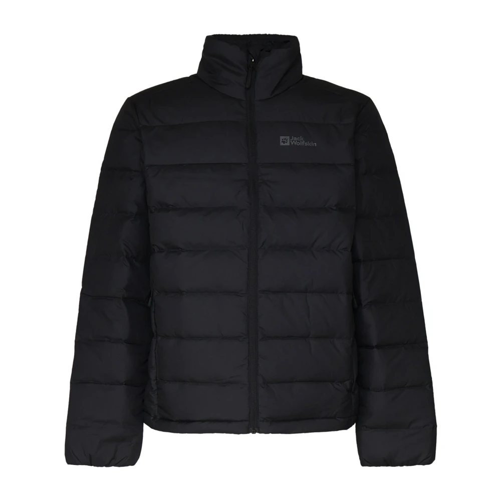Jack Wolfskin Men's Black Nylon Jacket With High Collar