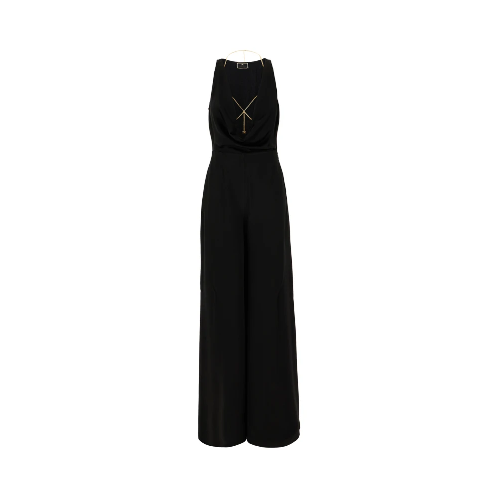 Elisabetta Franchi Stijlvolle Portemonnees voor Vrouwen Black Dames