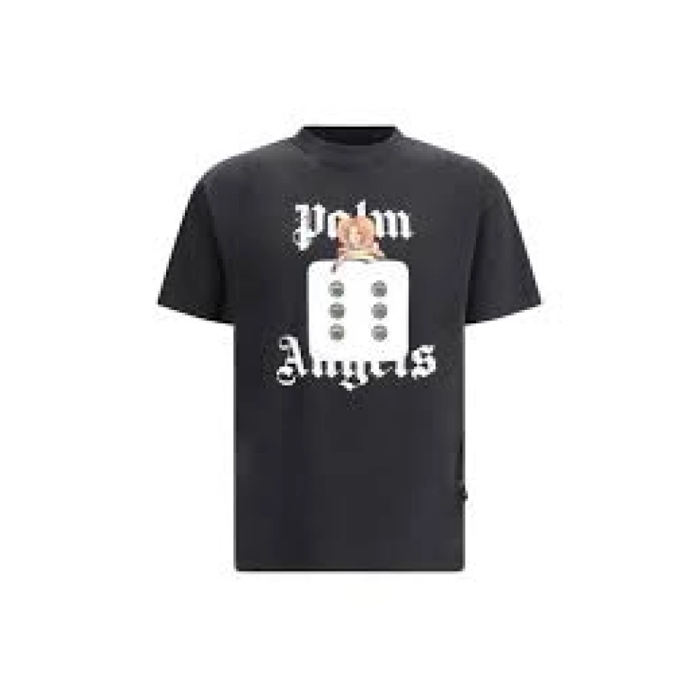 Palm Angels Casual Katoenen T-shirt Black Heren