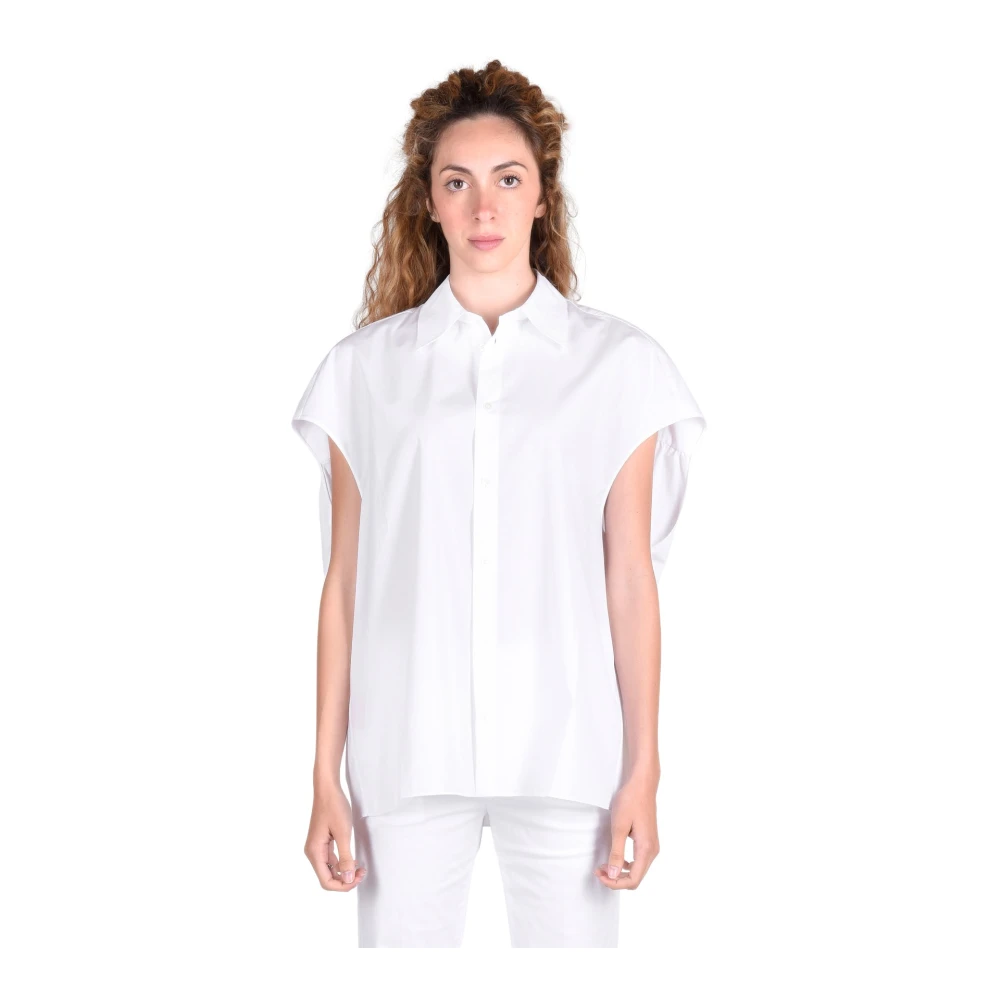 Marni Katoenen Casual Overhemden White Dames