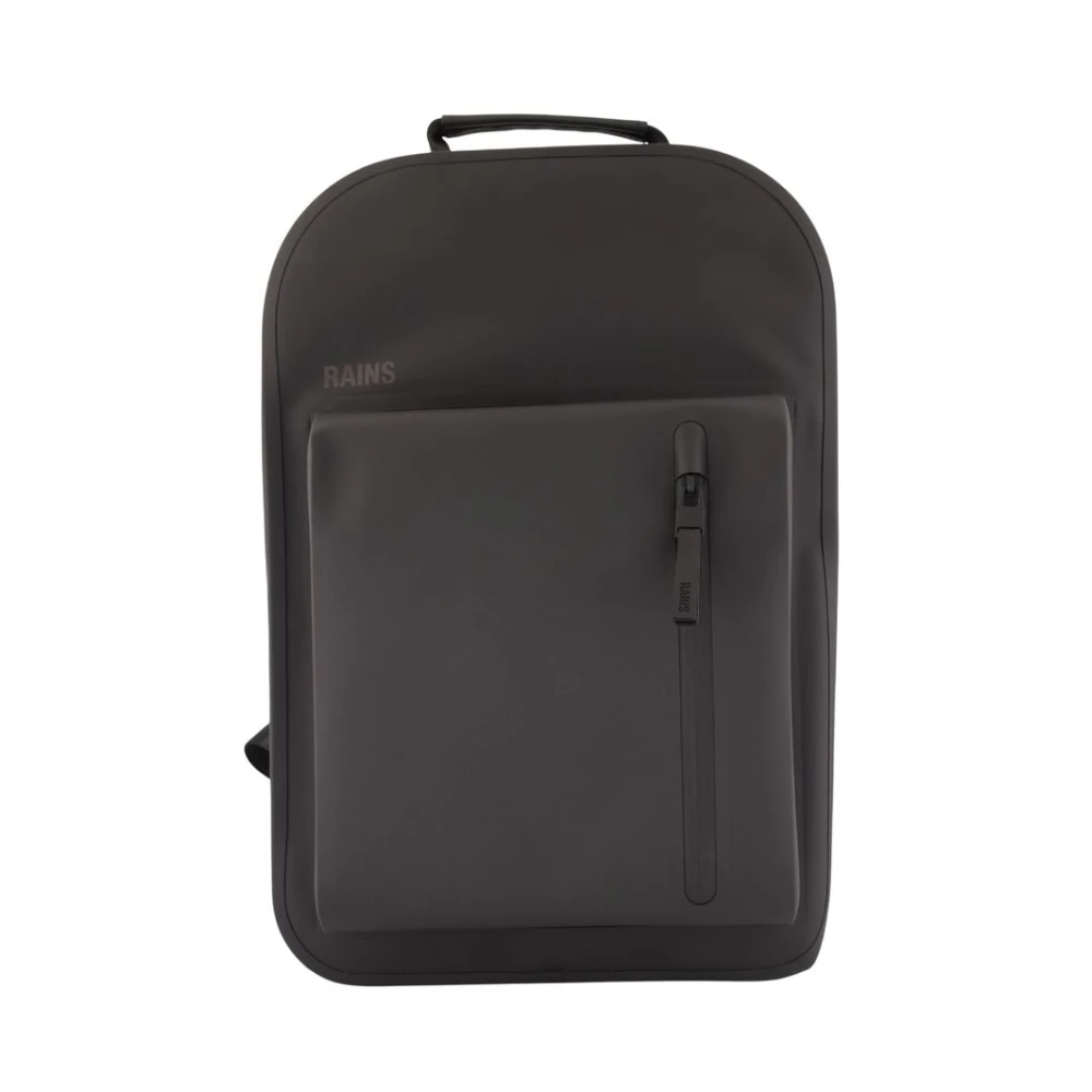 Rains Unisex Nero - Zaino Rolltop Deepwater Large - Bags - One Size