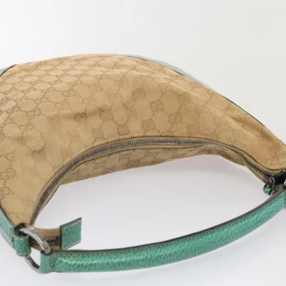 Gucci Vintage Pre-owned Canvas gucci-bags Beige Dames