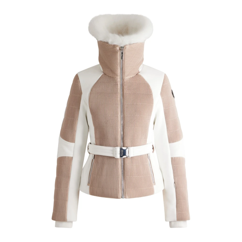 Fusalp Ski Jas Gitu Couture Stijl Beige Dames