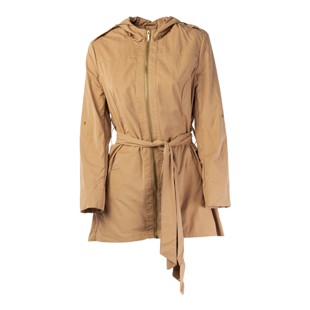 Fracomina Beige Dames Trenchcoat Outlet Prijs Beige Dames