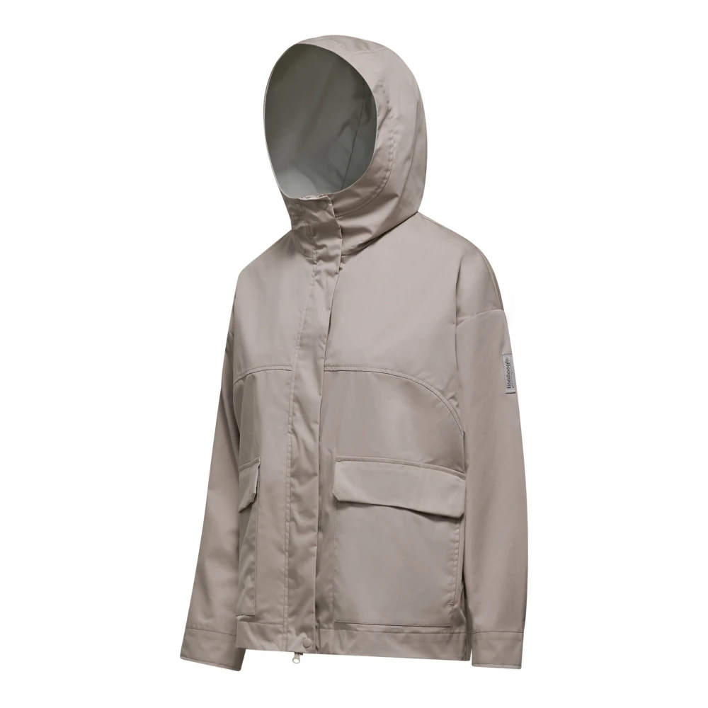 BomBoogie Gewatteerde Gabardine Jas Gray Dames