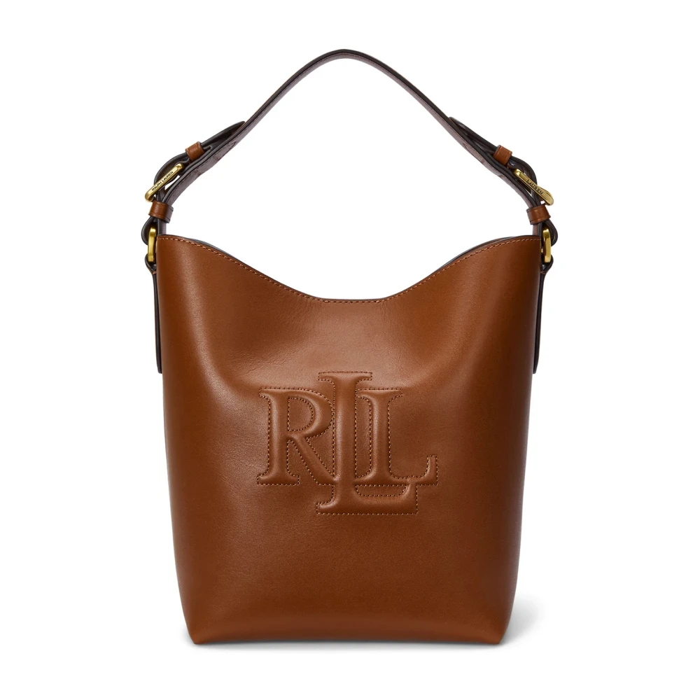 Ralph Lauren Witley MD BK Bucket BAG Medium Brown Dames