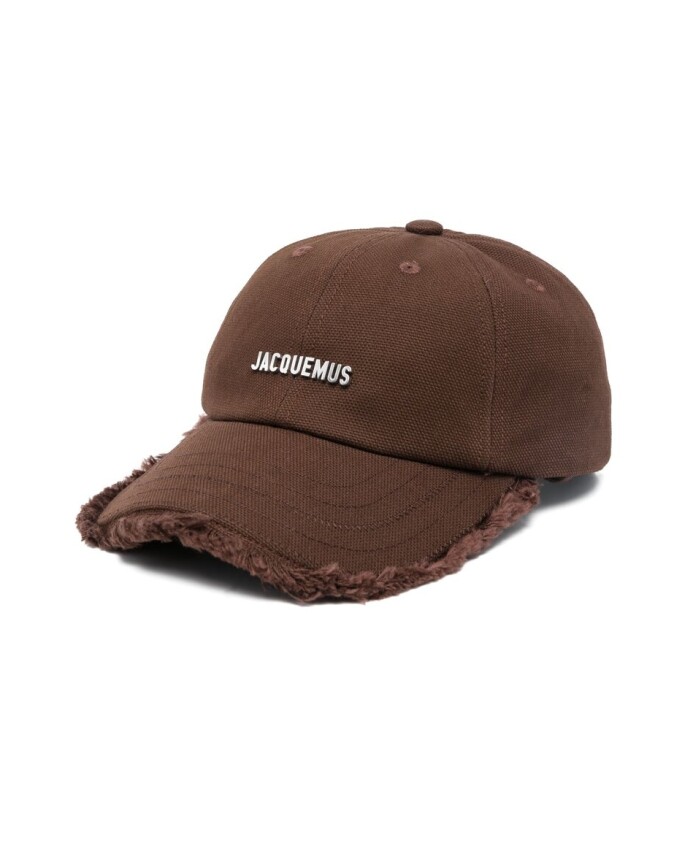 casquette-en-coton-marron-a-cordon
