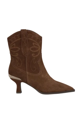 Broderade ankelboots