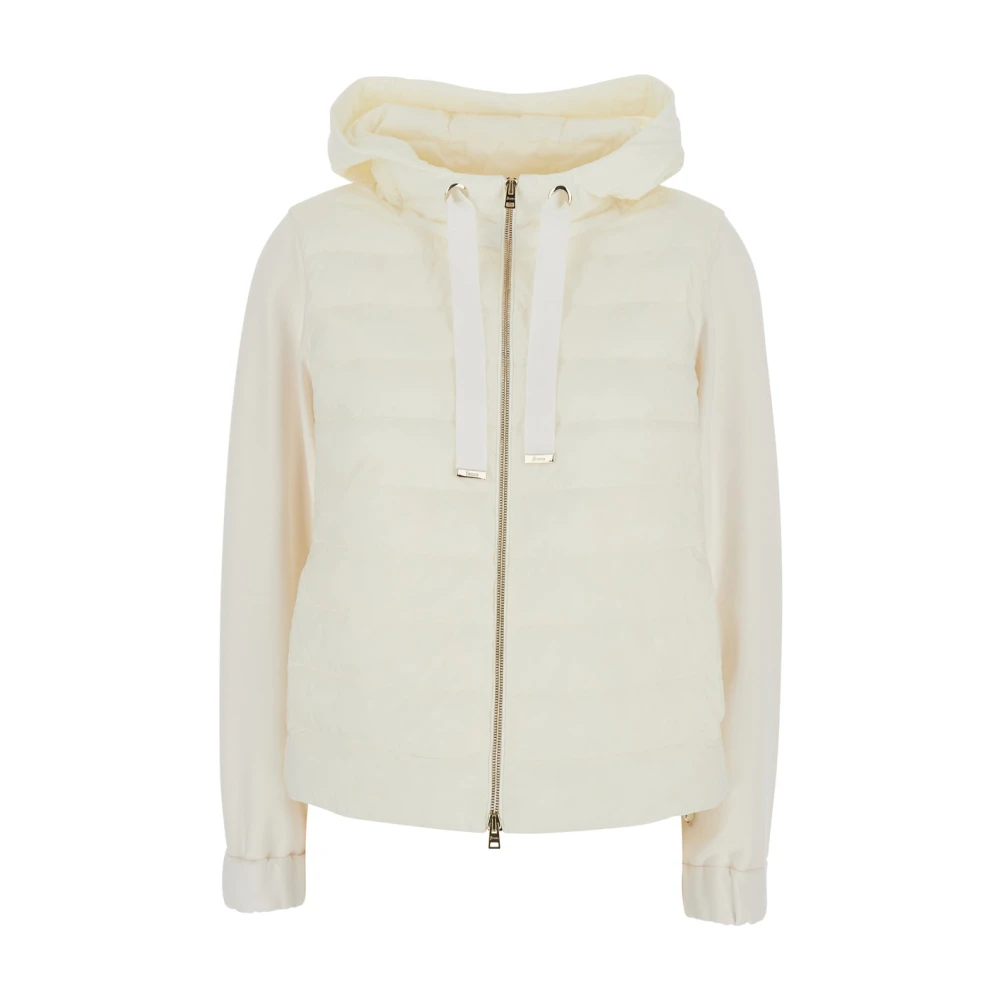 Herno Vit Quiltad Dunjacka