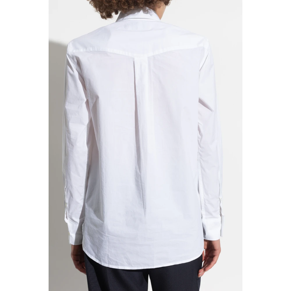 Officine Générale Katoenen overhemd White Dames