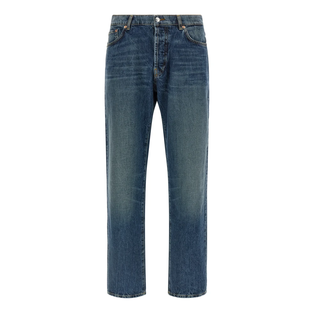Department Five Men's Blue Departt Five, Straight Fit Jeans, W31, Bowl Straight Jeans
