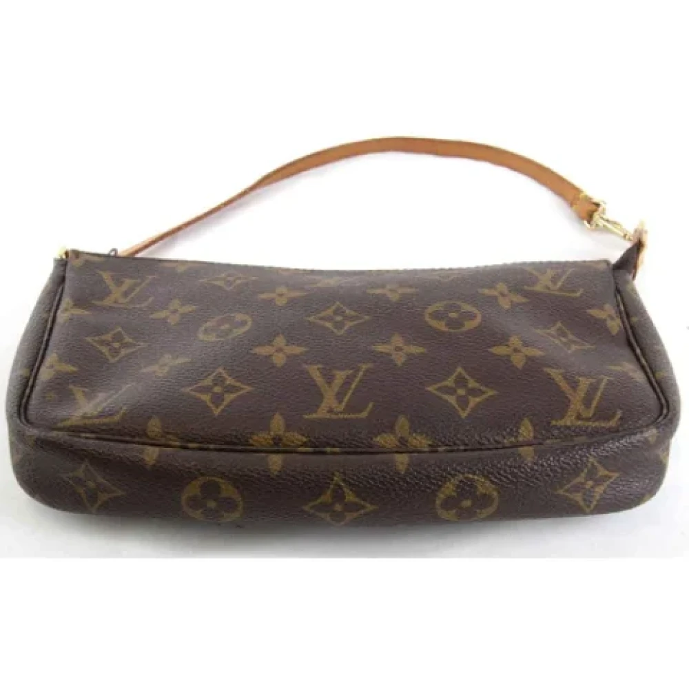 Louis Vuitton Vintage Pre-owned Canvas clutches Brown Dames