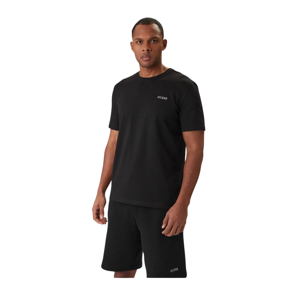 Guess Uomo Noir T-Shirt Marzio Cn - Immagine 2