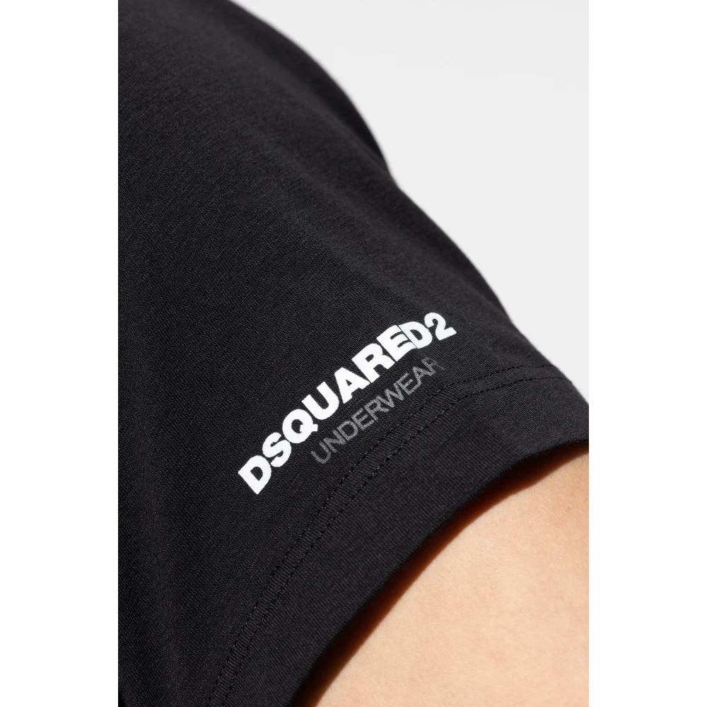 Dsquared2 Twee-pack T-shirts Black Heren