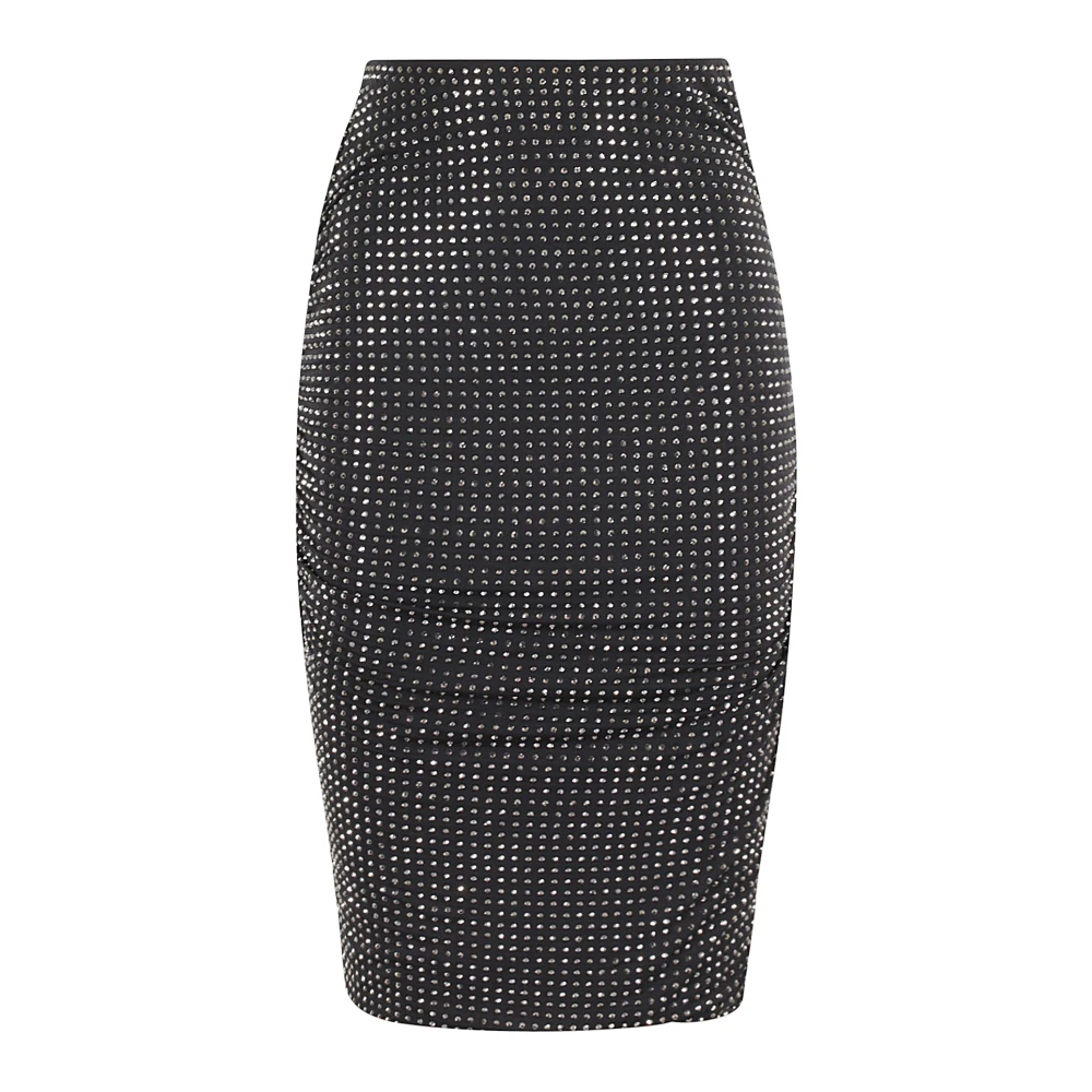 Pinko Jersey Full Rok in Kedrin Stijl Black Dames