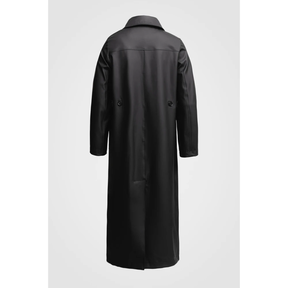 Stutterheim Elegante Regen Trenchcoat Black Dames