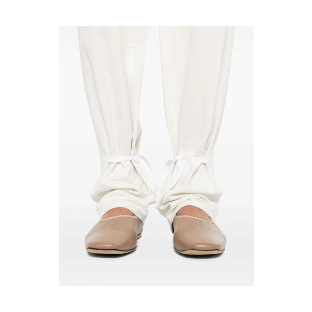 Lemaire Wide Trousers White Dames