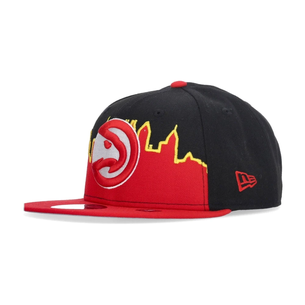 New era Atlanta Hawks NBA Pet Zwart Multicolor Unisex
