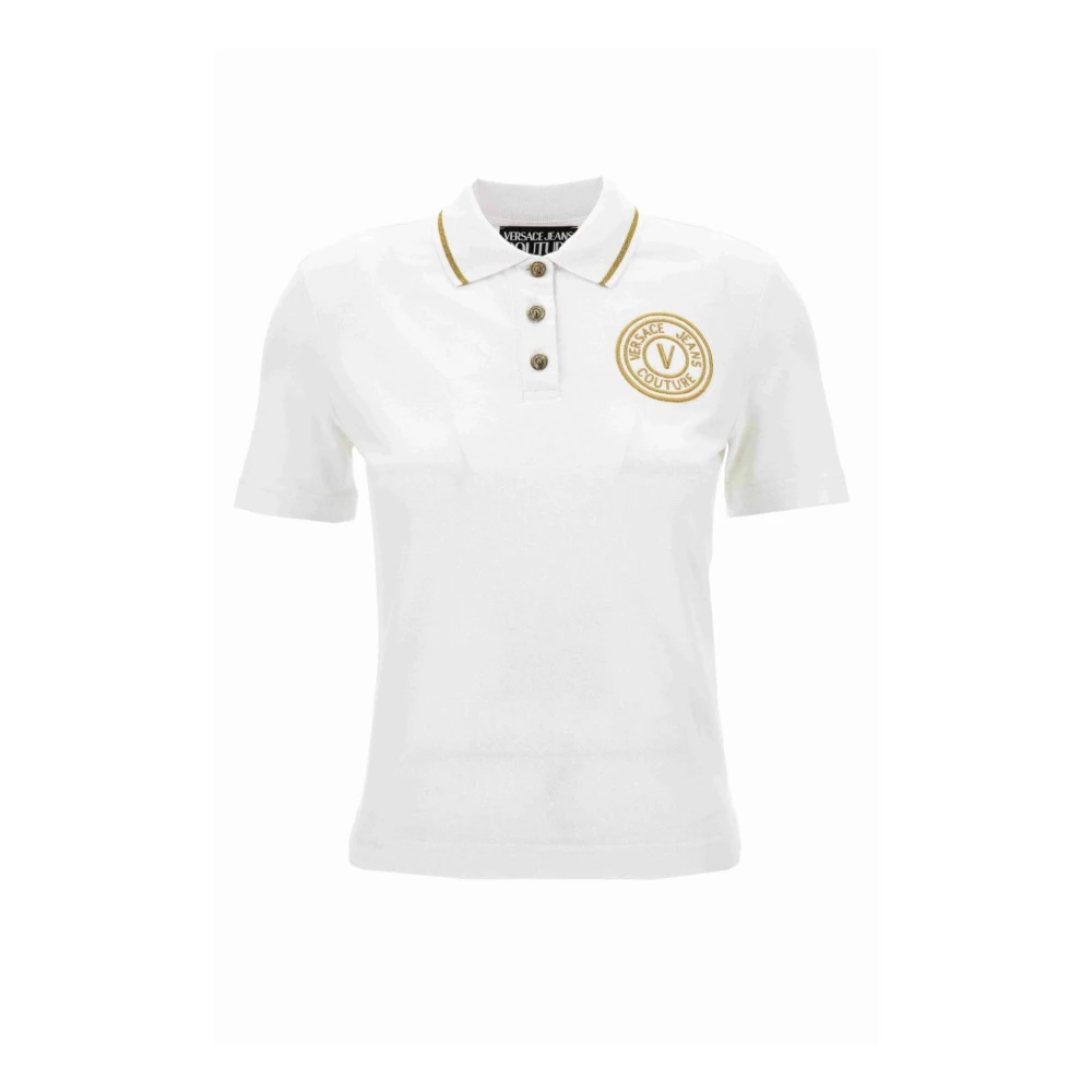 Versace Jeans Couture T-shirts en Polos White Dames