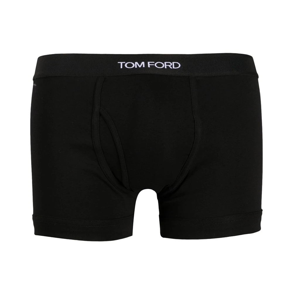 Tom Ford Zwarte ondergoed met elastische logotailleband Black Heren