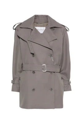 Cacio Dubbelknäppt Trenchcoat med Bä