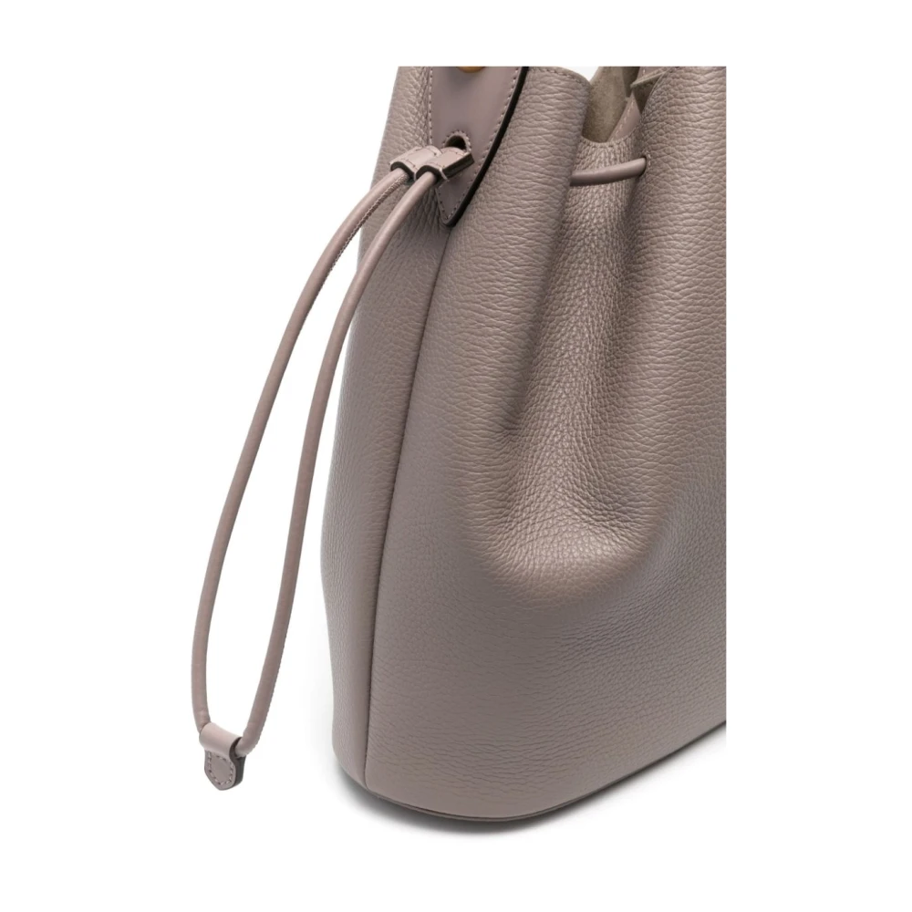 Furla Schoudertas met trekkoord in Taupe Grijs Gray Dames