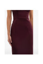 burgundy-scoop-neck-dress