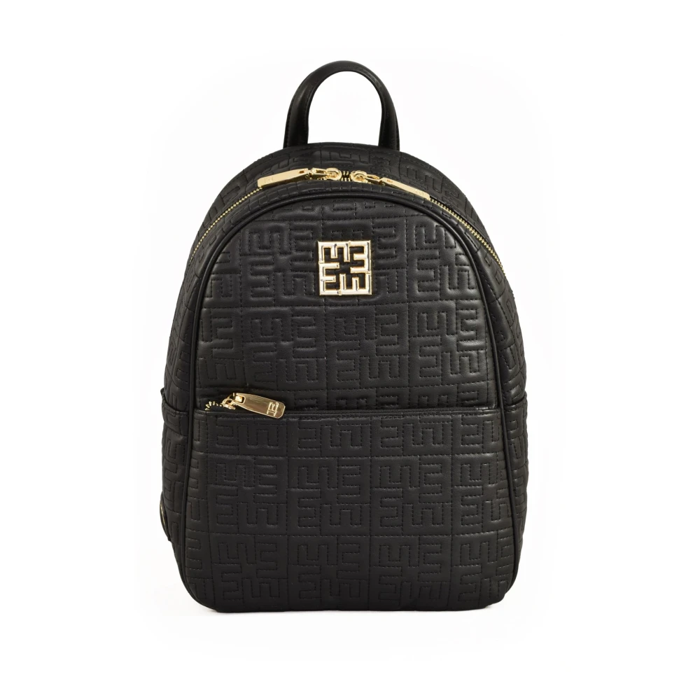 Ermanno Scervino Firenze Rugzak 100% Polyurethaan Black Unisex