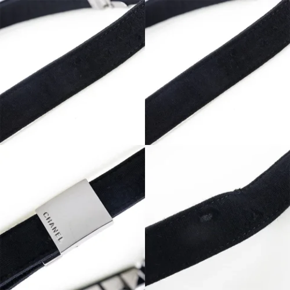 Chanel Vintage Pre-owned Cotton chanel-bags Black Dames