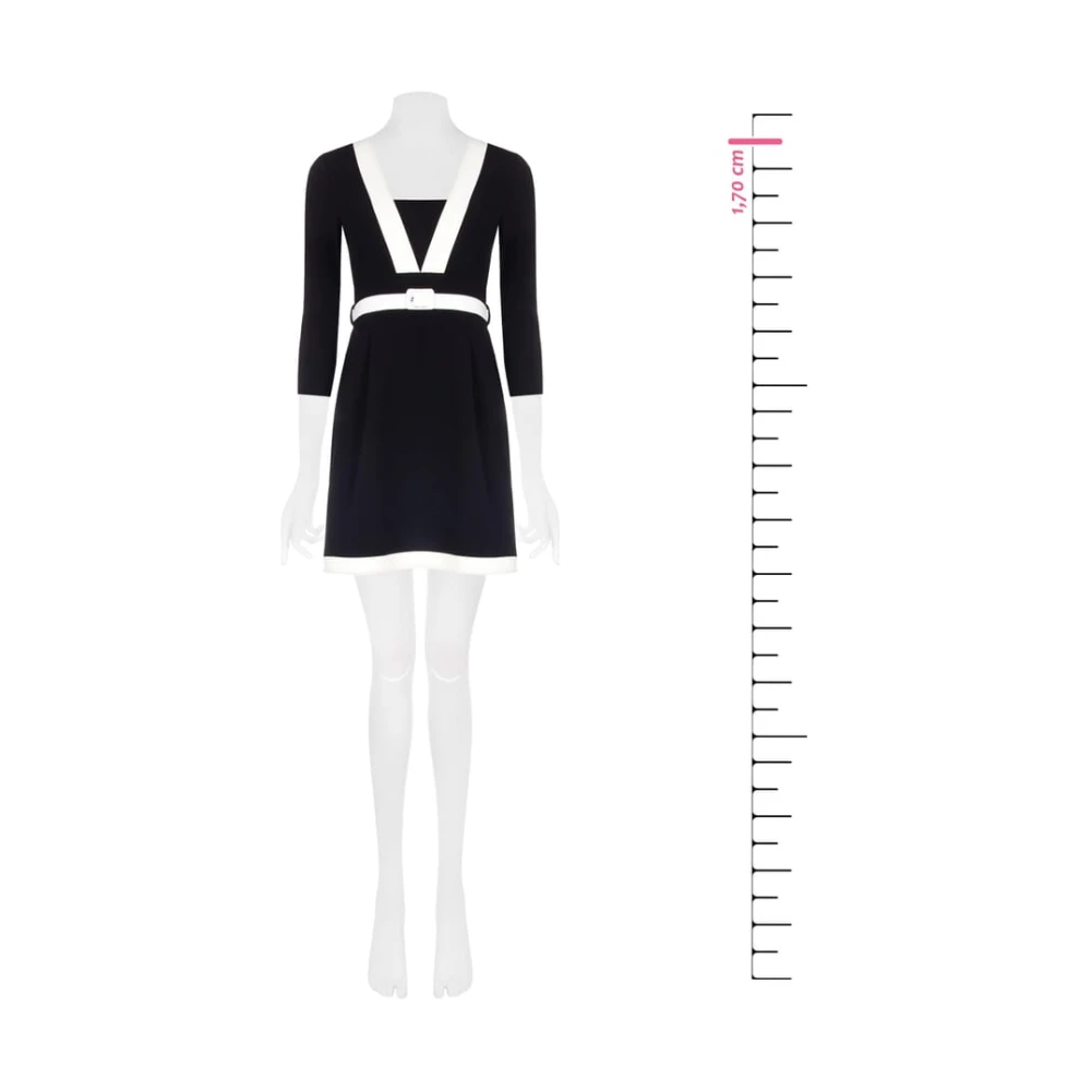 RINASCIMENTO Elegante Jurk Collectie Herfst Winter Black Dames