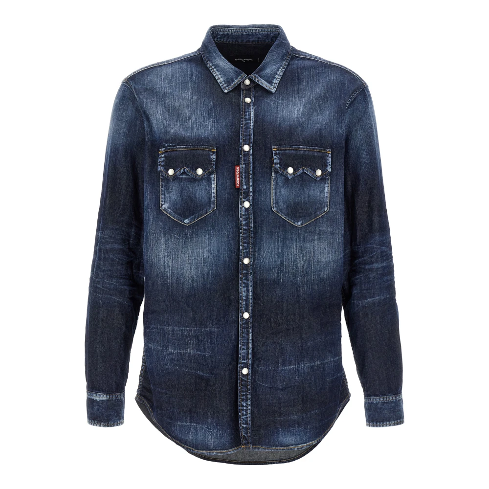 Dsquared2 Men's Blue Relax Dan Shirt