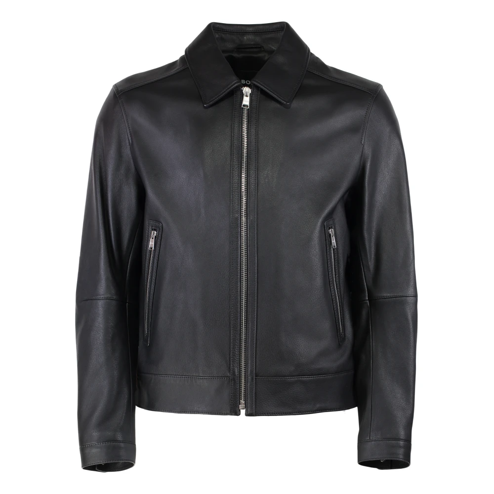 Jackets > Leather Jackets - - Hugo - Modalova