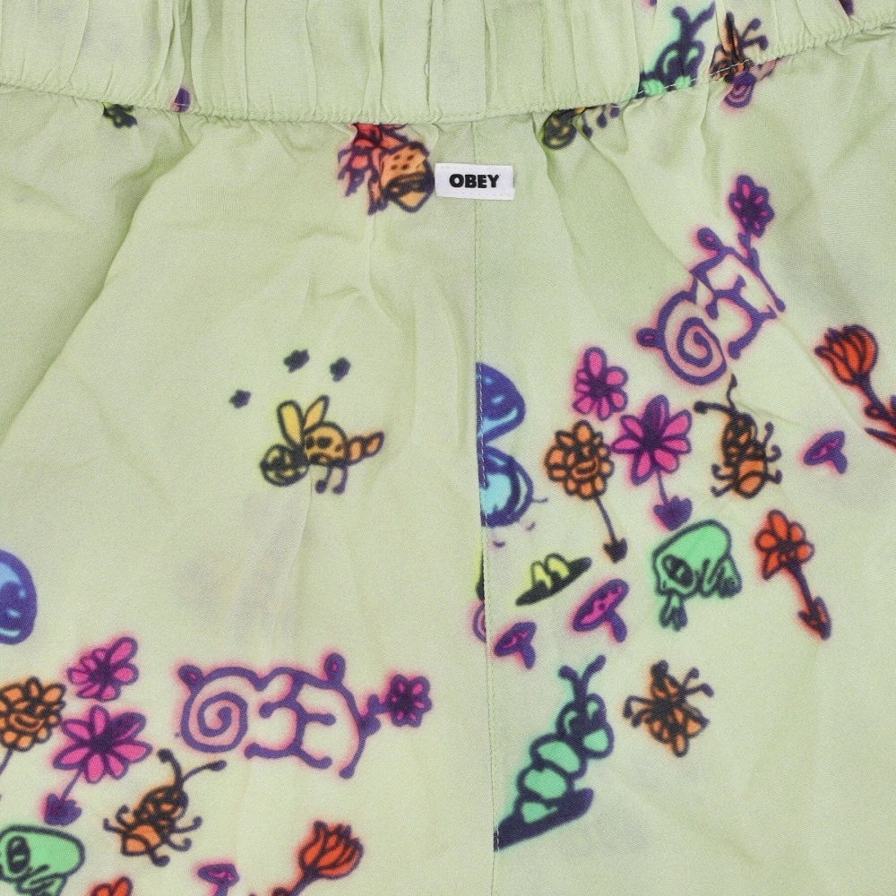 Obey Aloe Gel Dames Shorts All Over Print Multicolor Dames