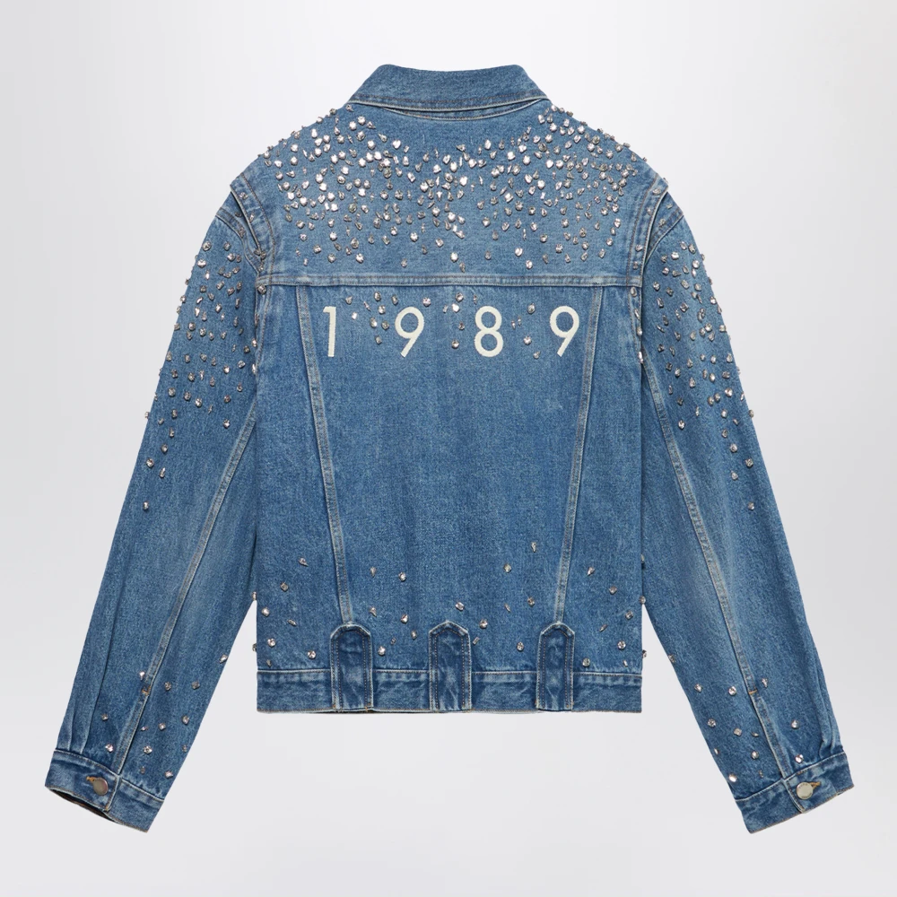 1989 Studio Spijkerjasje met moderne stijl Blue Heren