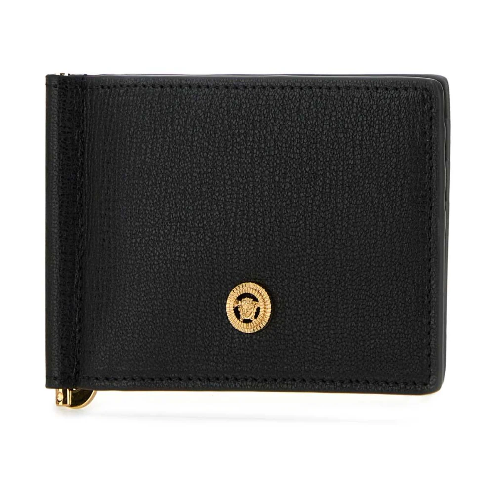 Versace Stijlvolle Medusa Biggie Portemonnee Black Heren