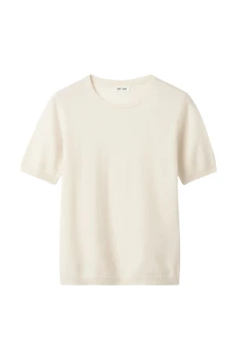 Cashmere Tröja Med Korta Ärmar