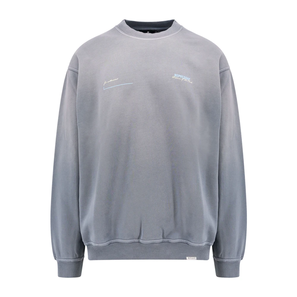 Represent Club Beschermheer Katoenen Sweatshirt Gray Heren