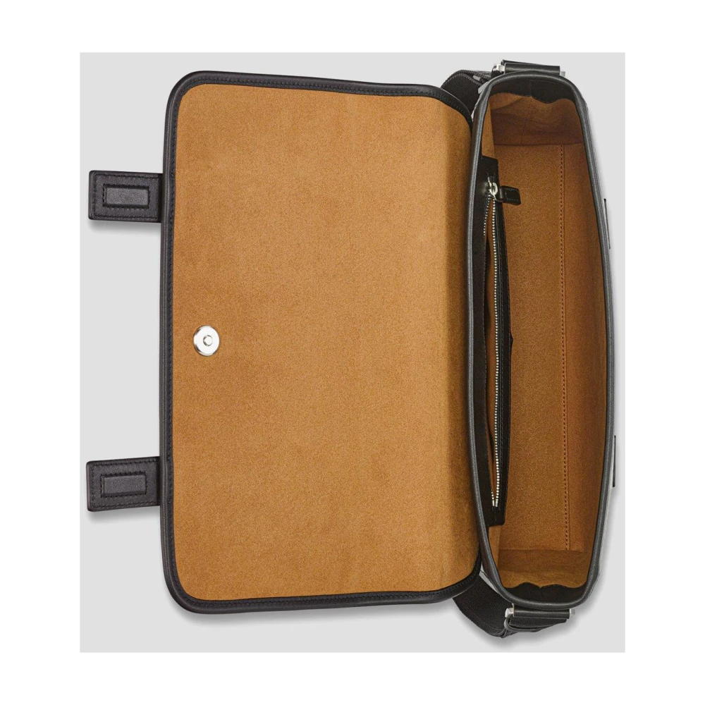 MCM Aren Messenger Tas in Visetos Black Dames