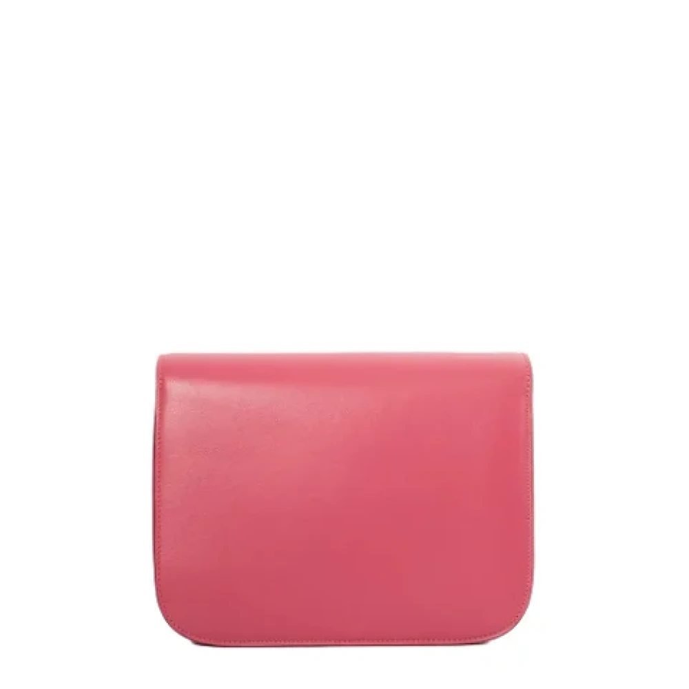 Celine Vintage Pre-owned Leather celine-bags Pink Dames