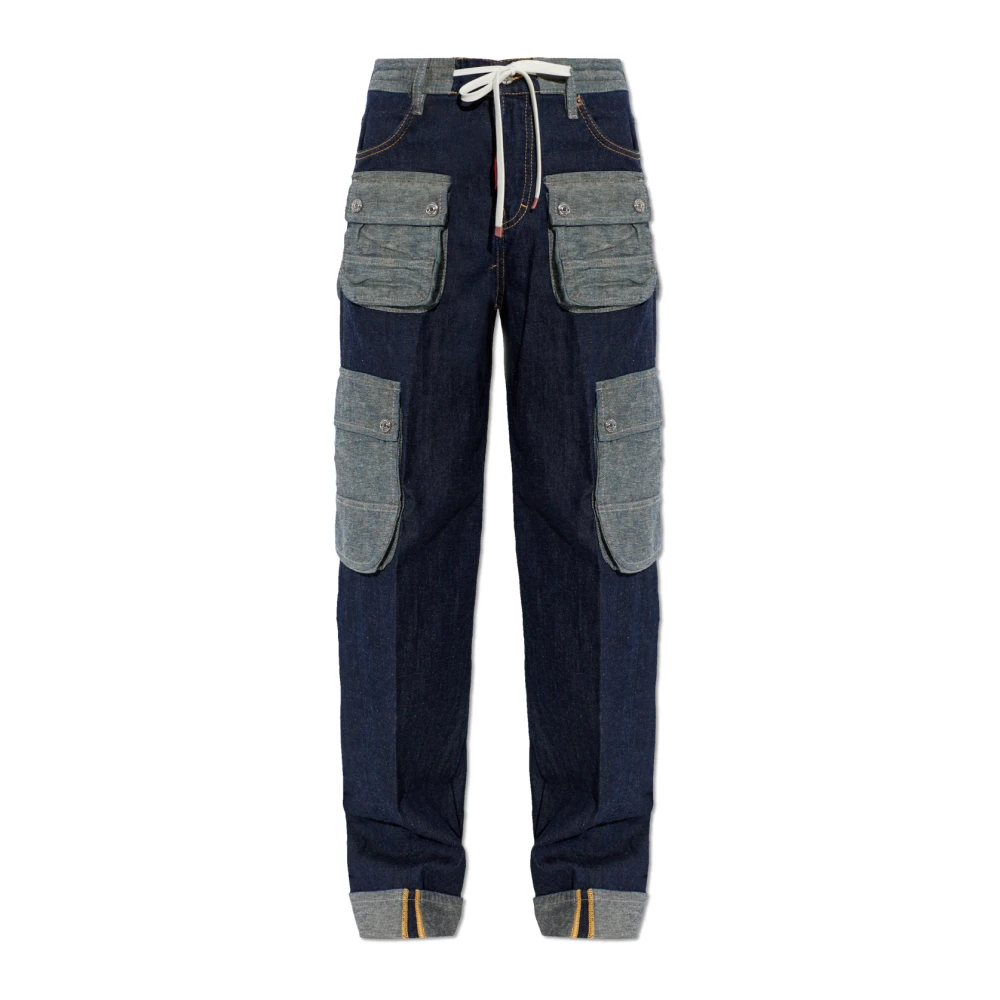 Dsquared2 Women's Blue Cargo Jeans