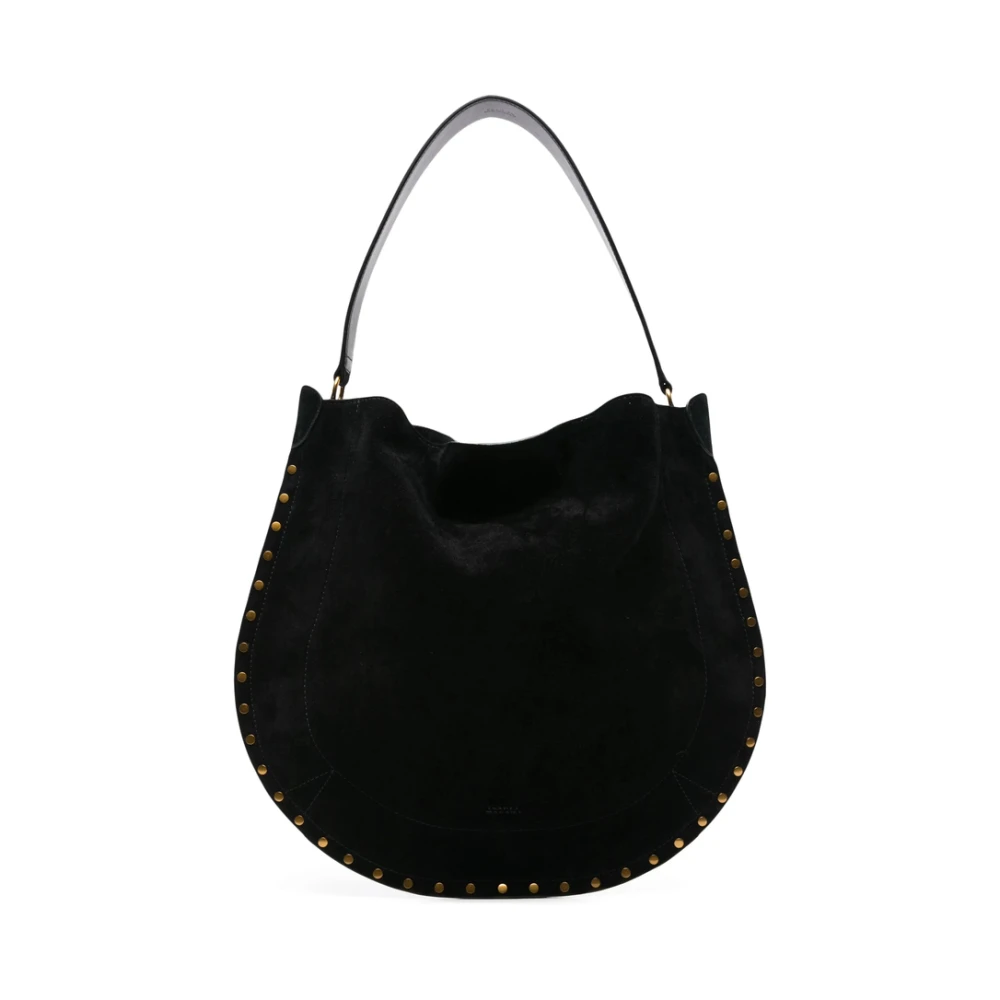 Isabel marant Zwarte Suède Schoudertas met Studs Black Dames